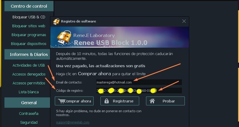 Renee USB Block Full Español Renee USB Block Full Español