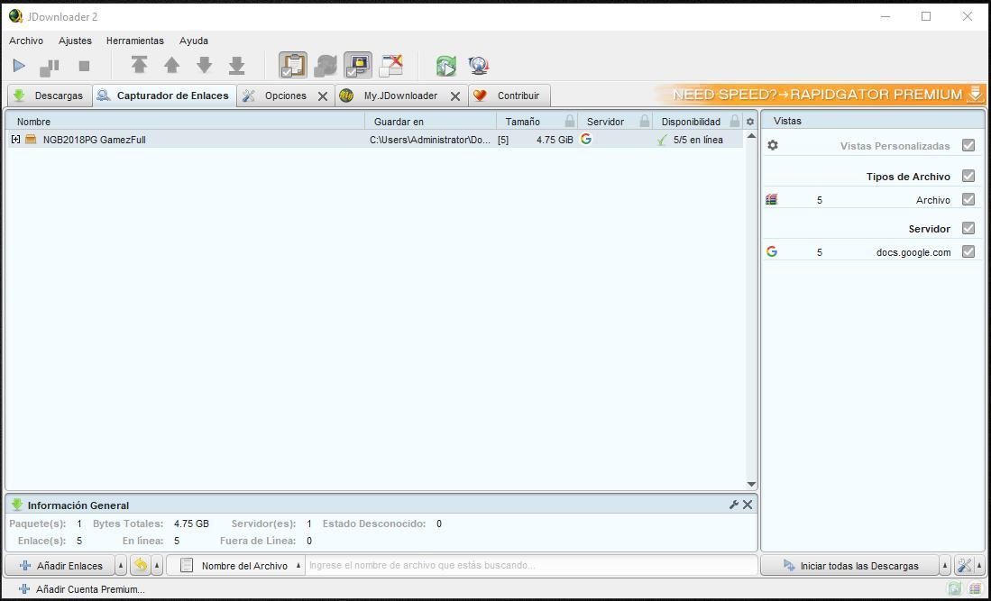 JDownloader 2 Full Español JDownloader 2 Full Español