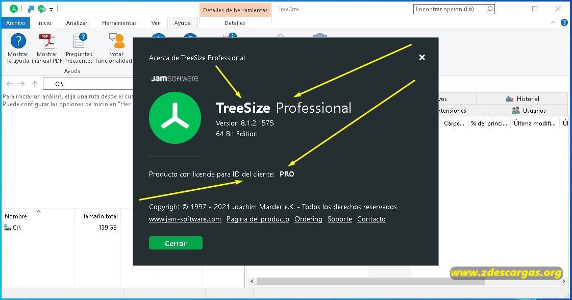 TreeSize Professional Full Español TreeSize Professional Full Español