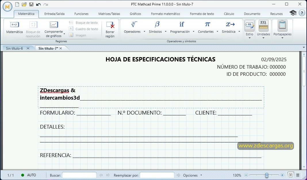 PTC Mathcad Prime Full Español PTC Mathcad Prime Full Español
