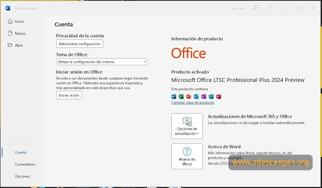 Windows 10 Pro con Office 2024 Full
