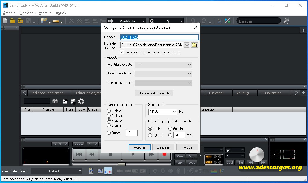MAGIX Samplitude Pro X8 Suite Full Español