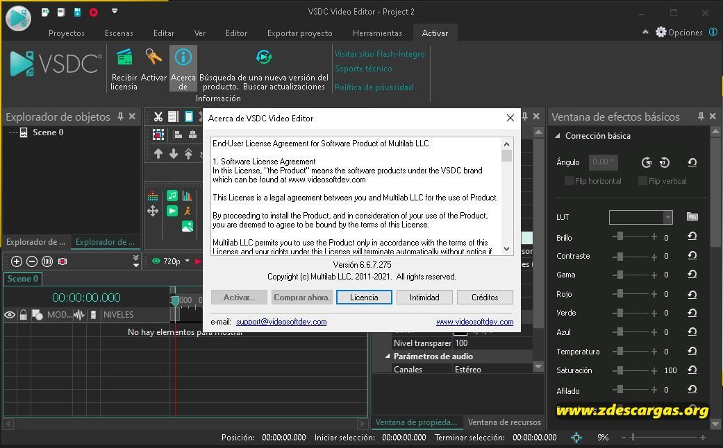 VSDC Video Editor Pro Full Español