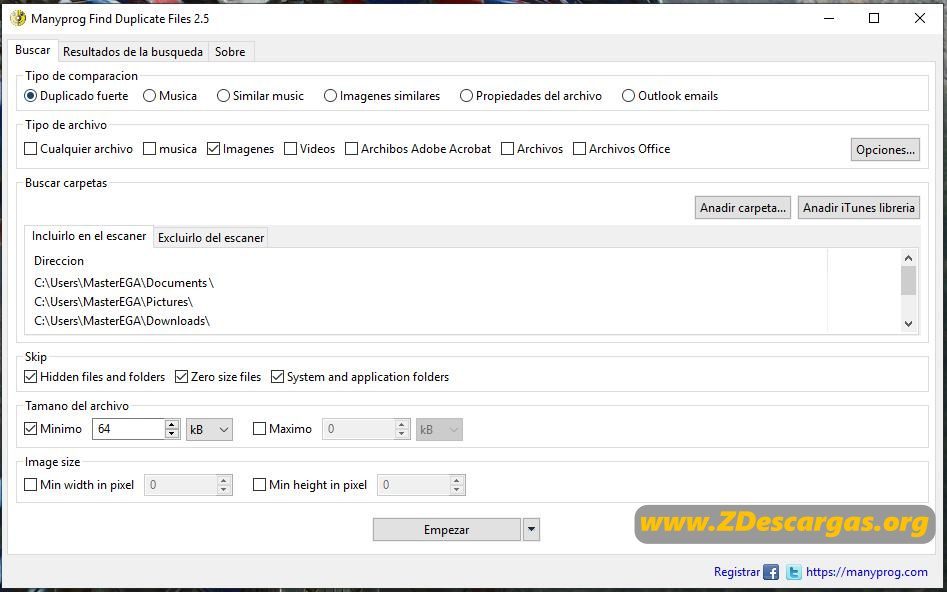 Manyprog programa para encontrar imagenes duplicadas Manyprog programa para encontrar imagenes duplicadas