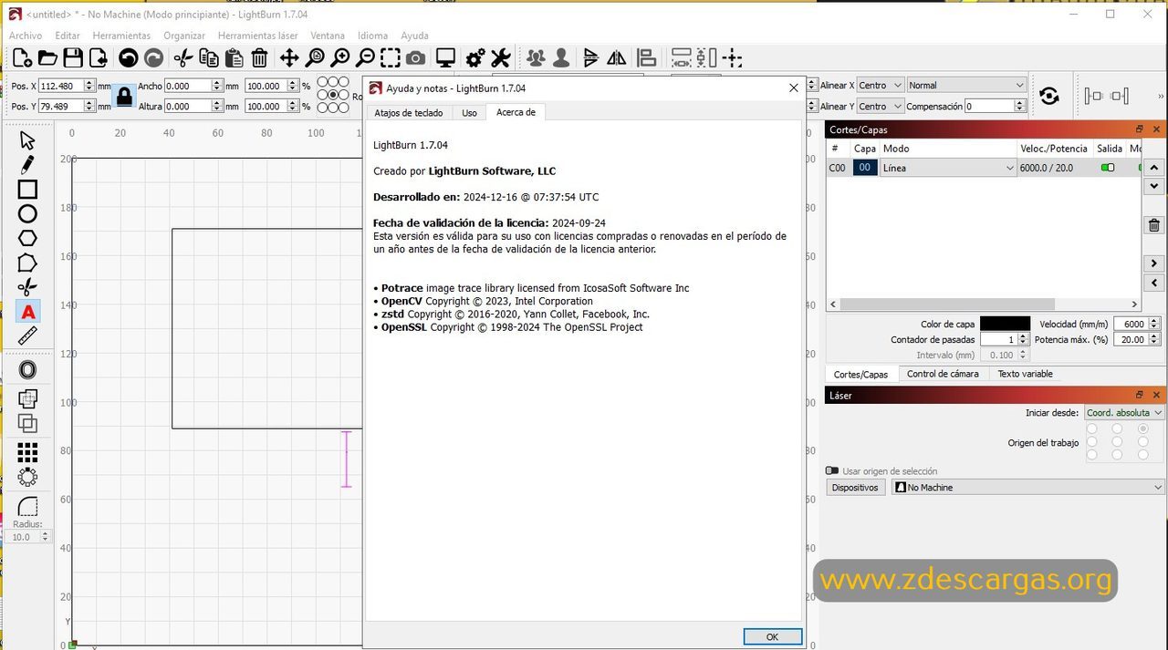 LightBurn Full Español