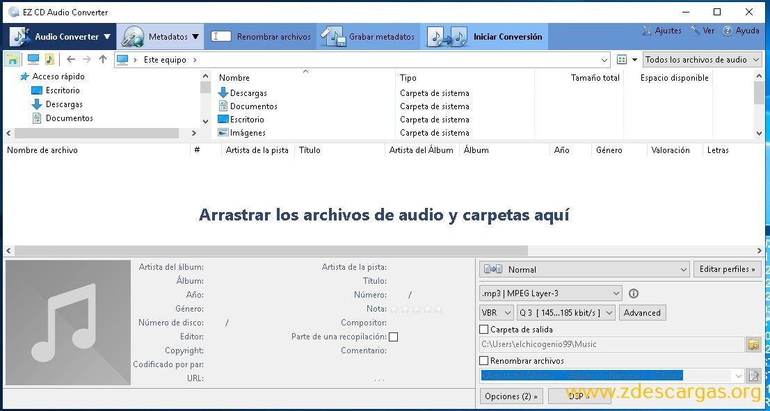 EZ CD Audio Converter Full Español EZ CD Audio Converter Full Español