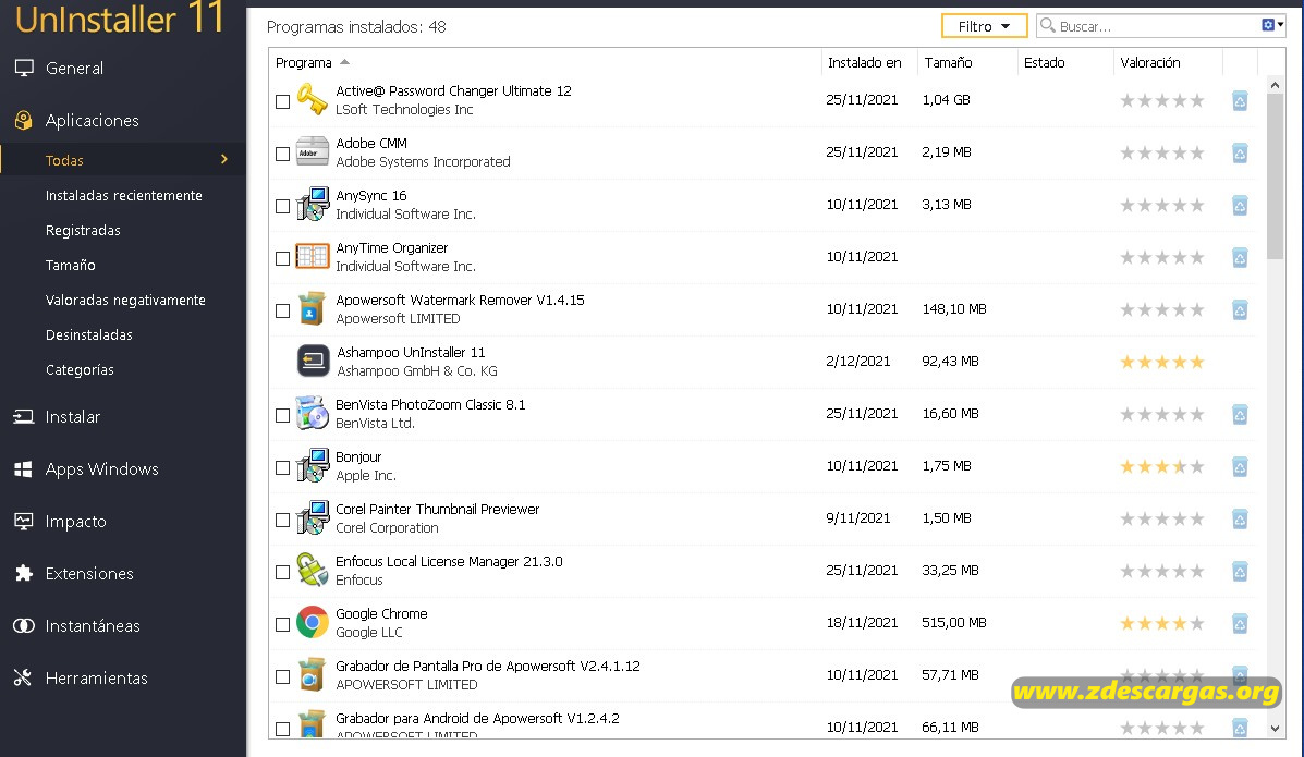 Ashampoo UnInstaller Full Español Ashampoo UnInstaller Full Español