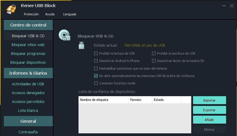 Renee USB Block Full Español Renee USB Block Full Español