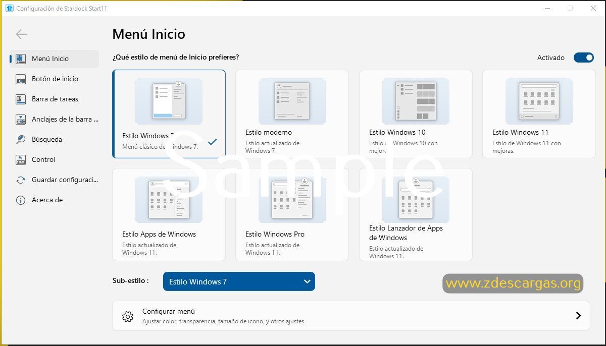 Stardock Start11 Full Español