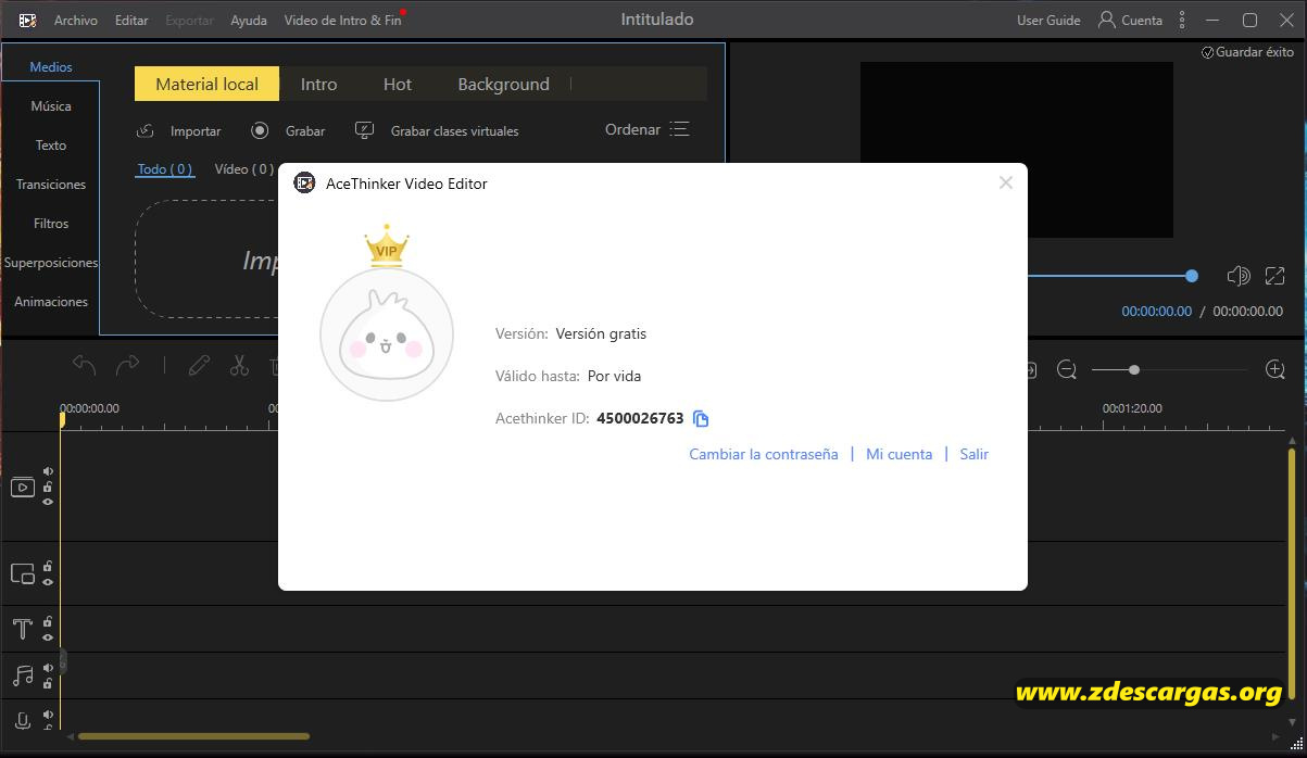 AceThinker Video Editor Full Español AceThinker Video Editor Full Español