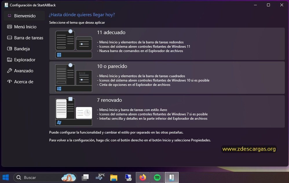 StartAllBack Full Español
