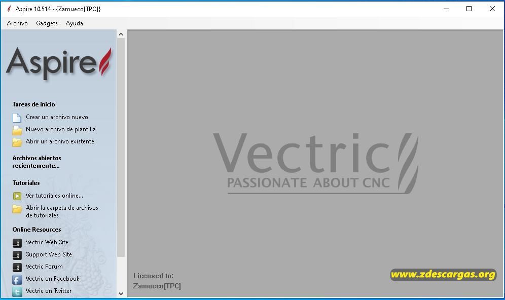Vectric Aspire Pro Full Español Vectric Aspire Pro Full Español