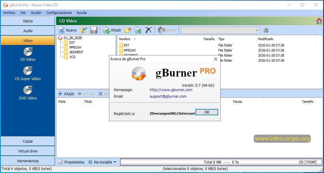 gBurner PRO Full Español gBurner PRO Full Español