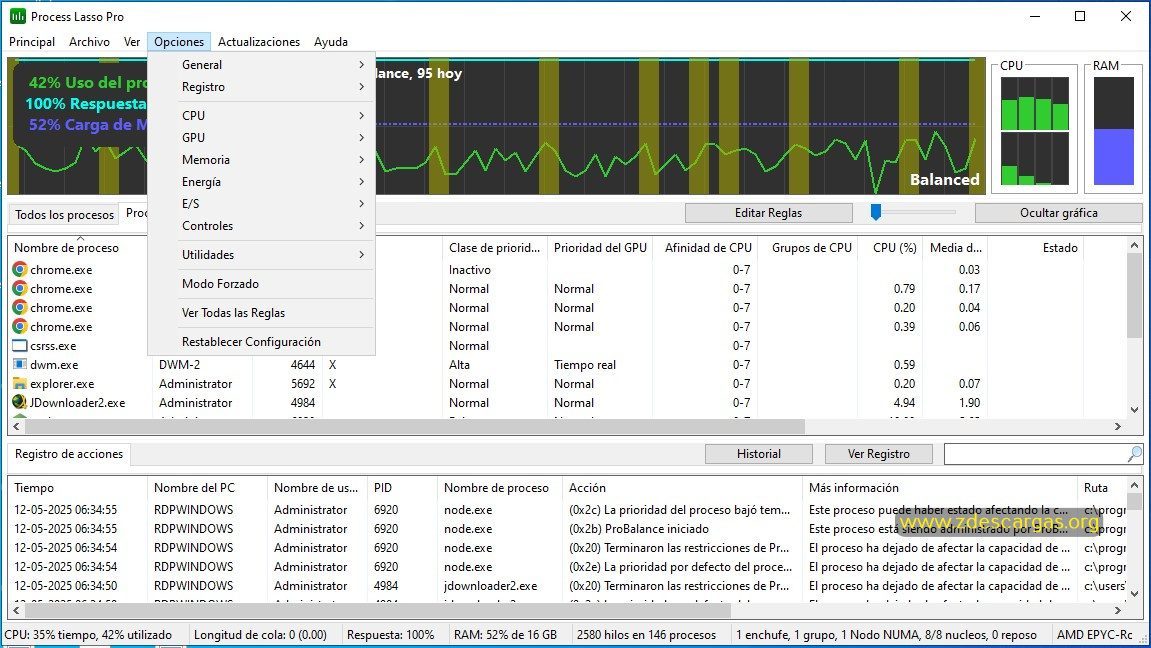 Bitsum Process Lasso Pro Full Español