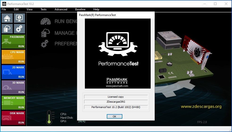 PassMark PerformanceTest Full Español