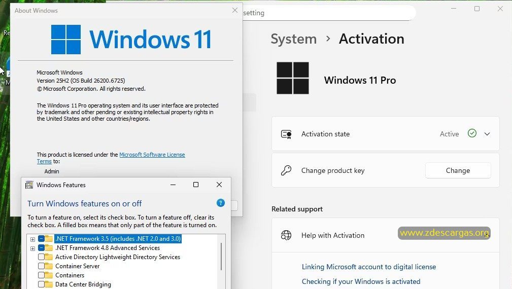 Windows 11 Pro 25H2 Full Español