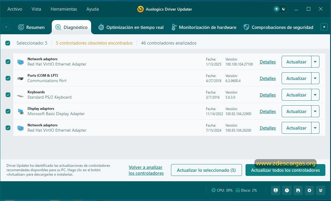 Auslogics Driver Updater Full Español