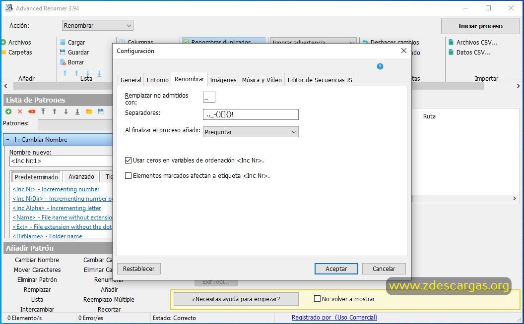 Advanced Renamer Full Español Advanced Renamer Full Español