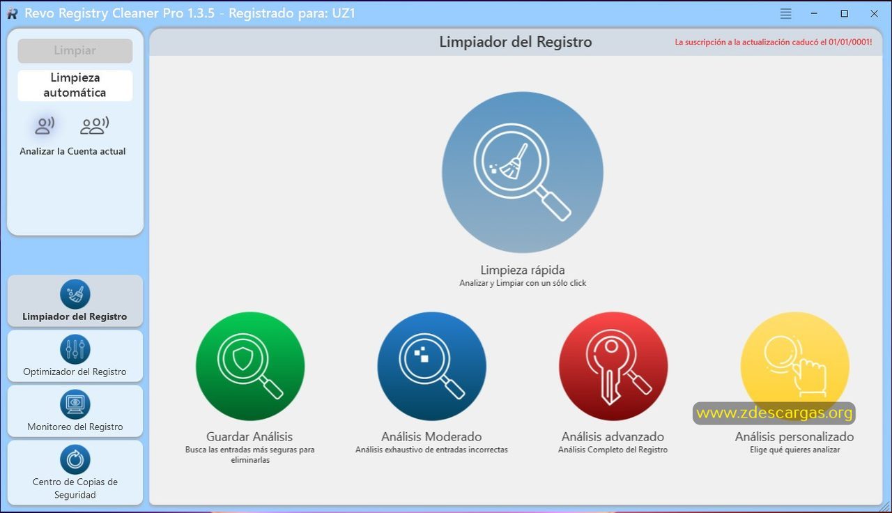Revo Registry Cleaner Pro Full Español