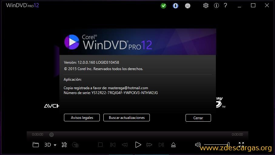 Corel WinDVD Pro 12 Full Español Corel WinDVD Pro 12 Full Español