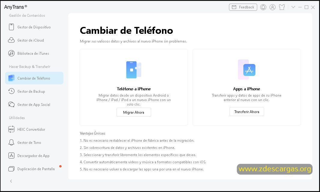 AnyTrans for iOS Full Español AnyTrans for iOS Full Español