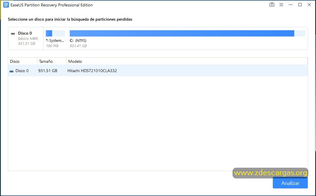 EaseUS Partition Recovery Full Español EaseUS Partition Recovery Full Español