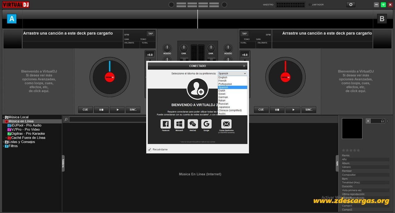 VirtualDJ Pro 2026 Full Español VirtualDJ Pro 8 Full Español