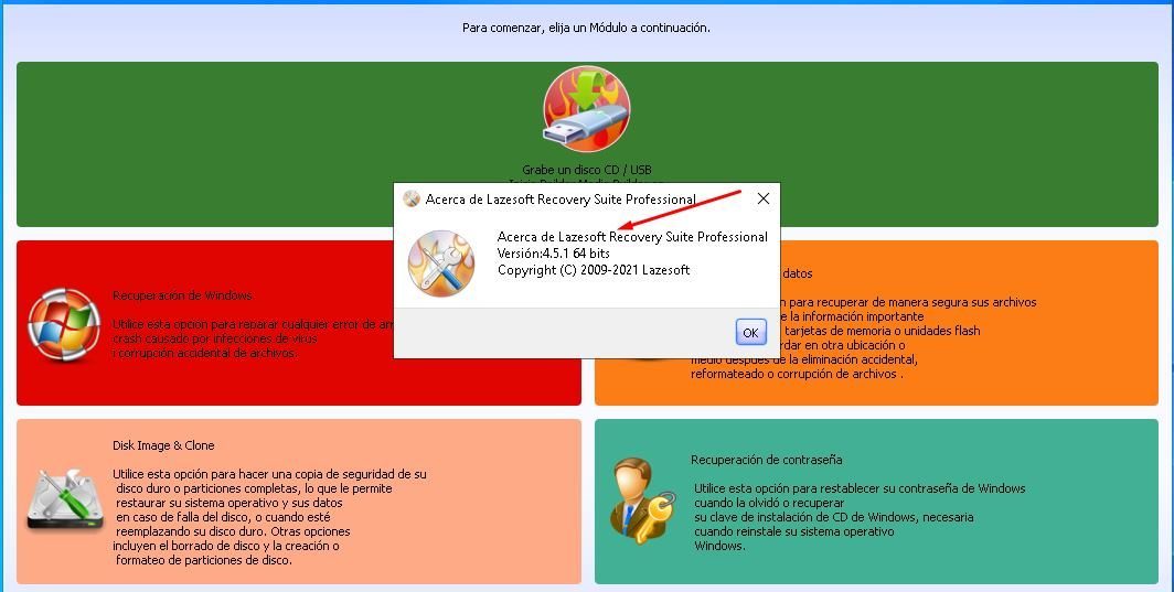 Lazesoft Recovery Suite Full Español Lazesoft Recovery Suite Full Español
