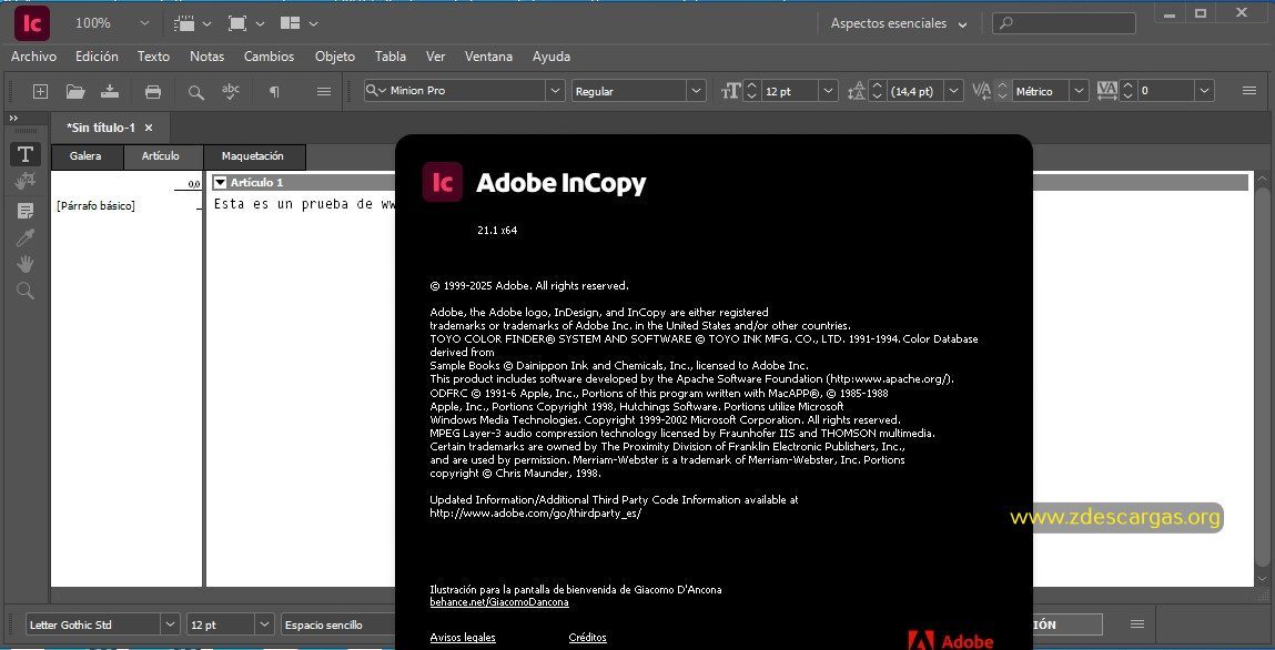 Adobe InCopy 2024 Full Español