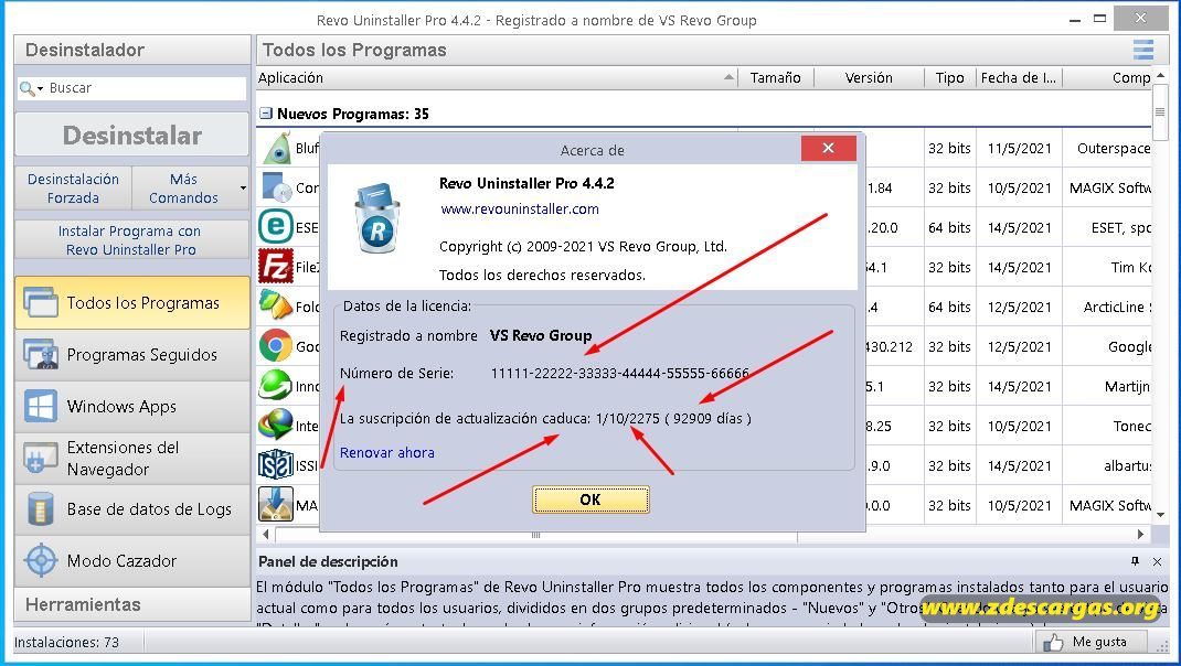 Revo Uninstaller Pro Full Activado Español