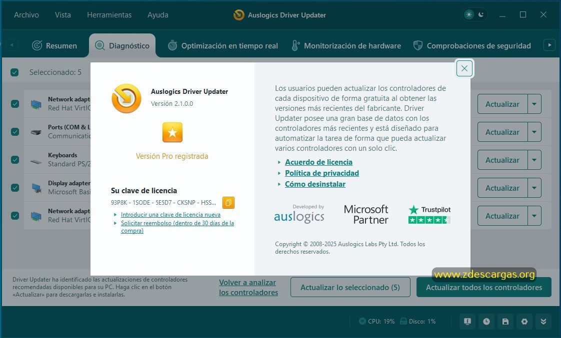 Auslogics Driver Updater Full Español