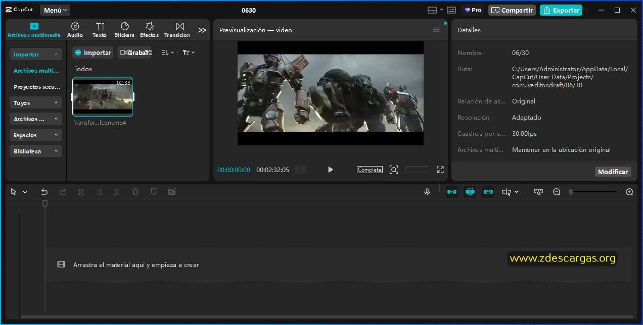 CapCut PC Full Español CapCut PC Full Español