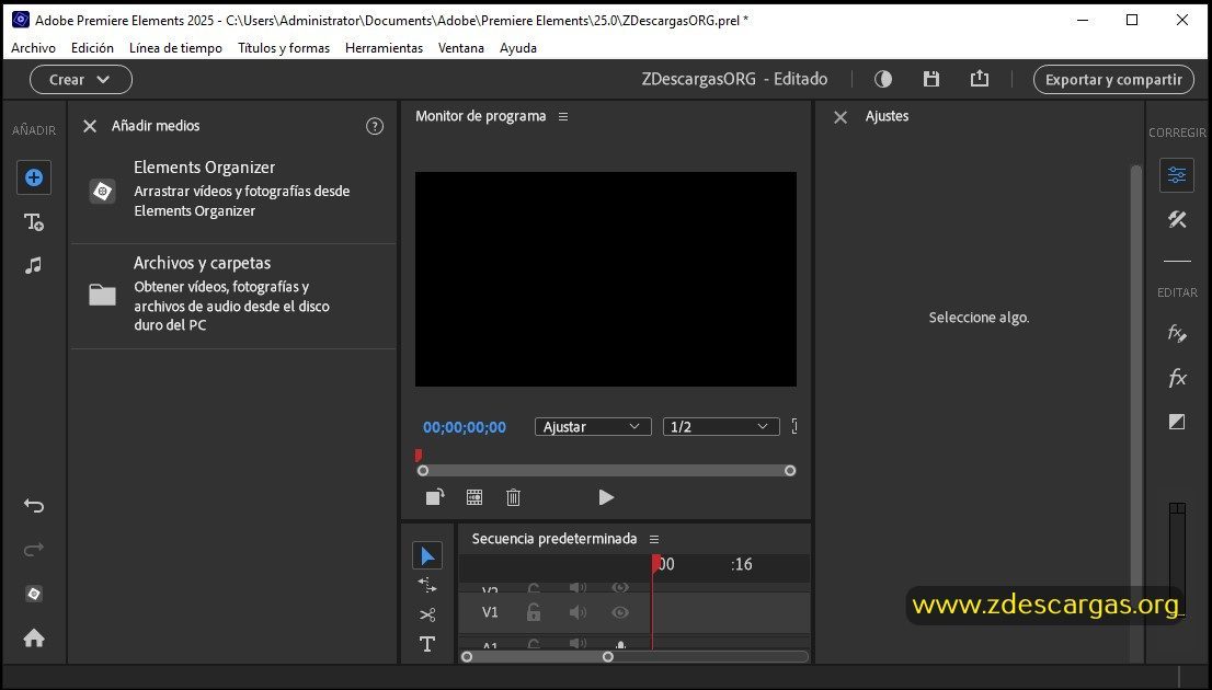 Adobe Premiere Elements 2026 Full Español Adobe Premiere Elements 2026 Full Español