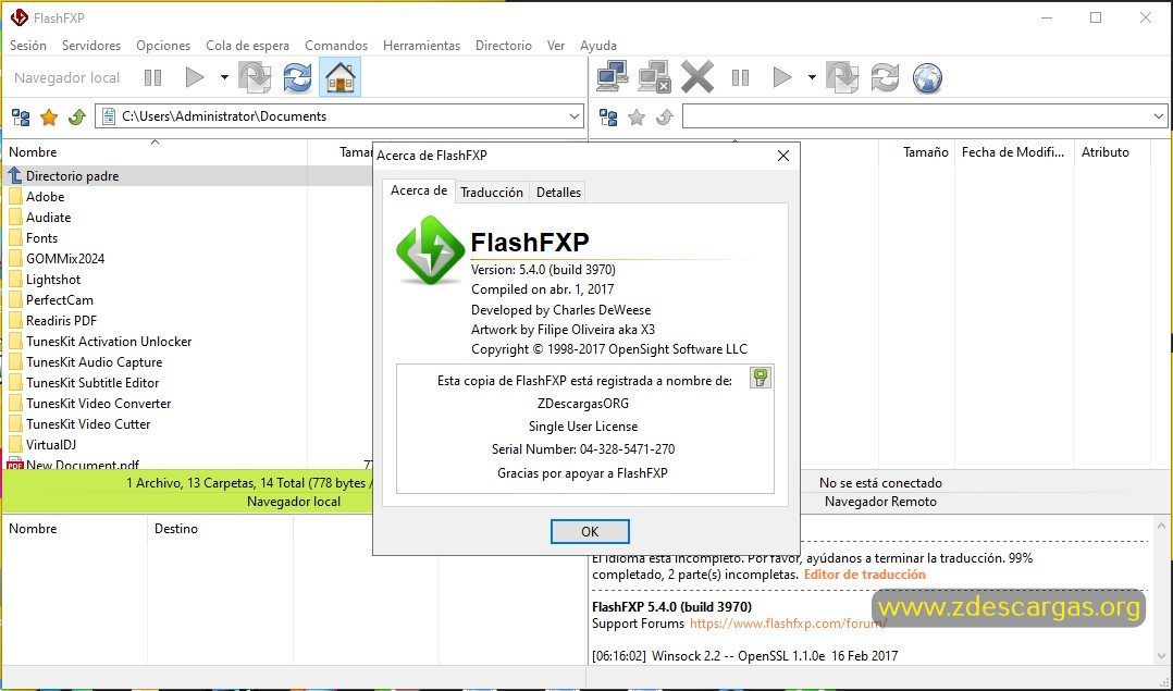 FlashFXP Full Español