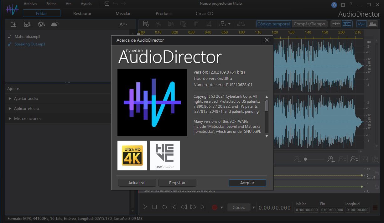 AudioDirector Full Español AudioDirector Full Español