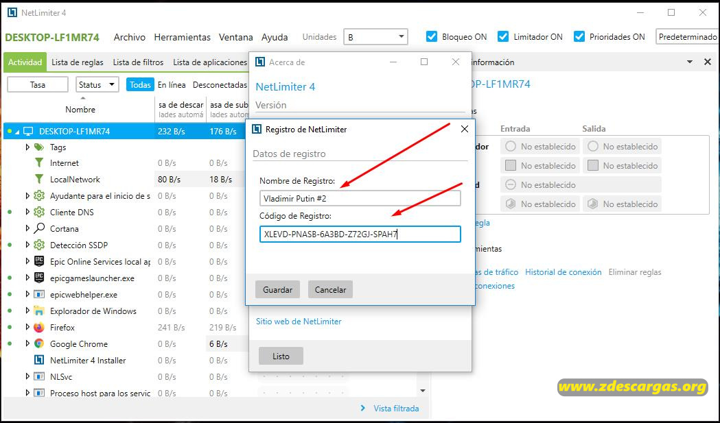NetLimiter Pro Full Español NetLimiter Pro Full Español