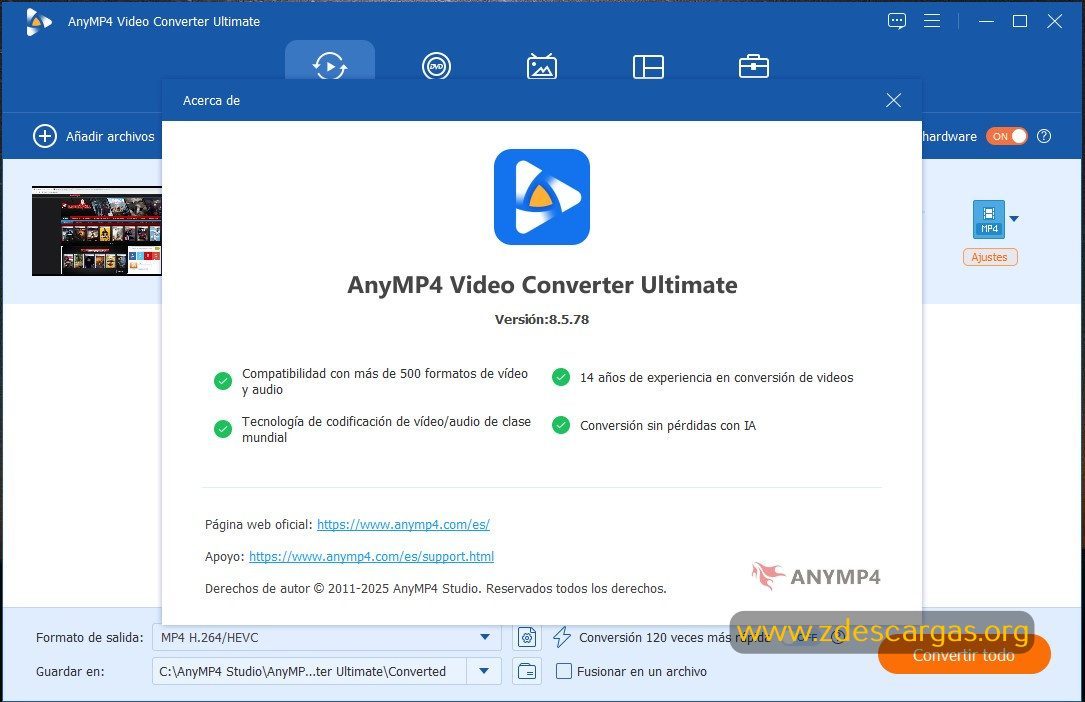 AnyMP4 Video Converter Ultimate Full Español AnyMP4 Video Converter Ultimate Full Español