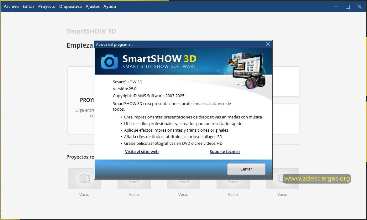 AMS SmartSHOW 3D Full Español AMS SmartSHOW 3D Full Español