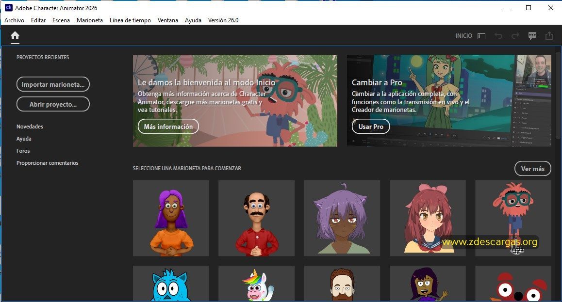 Adobe Character Animator 2025 Full Español