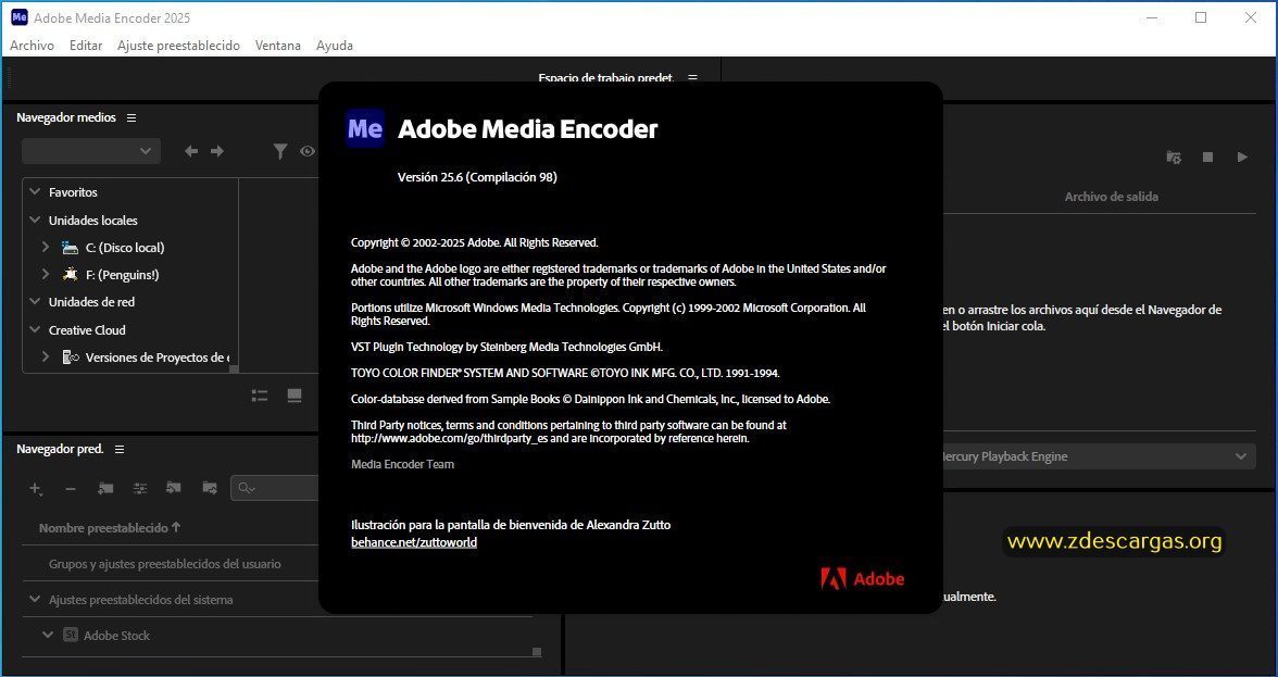 Adobe Media Encoder 2025 Full Español