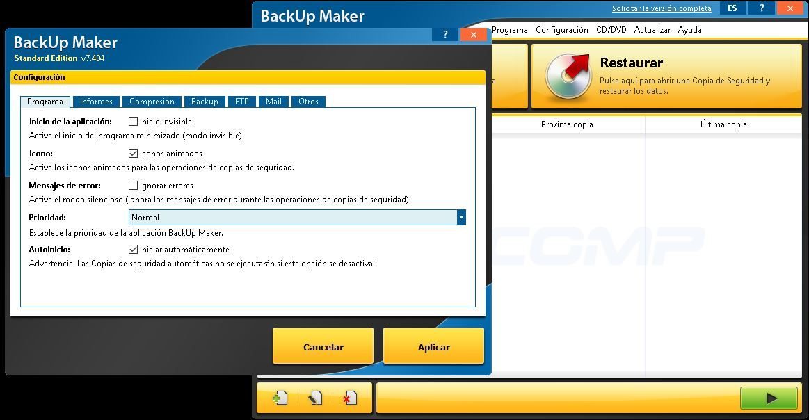 BackUp Maker Professional Full Español BackUp Maker Professional Full Español