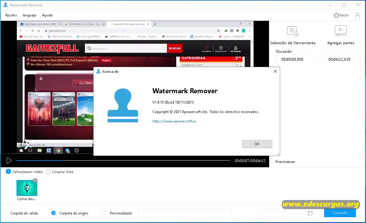 Apowersoft Watermark Remover 2021 Full Español Apowersoft Watermark Remover 2021 Full Español