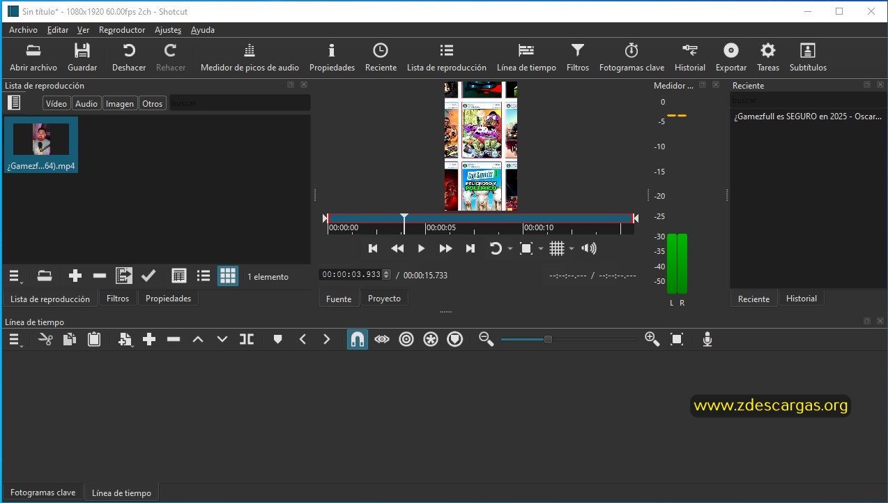 ShotCut Full Español ShotCut Full Español