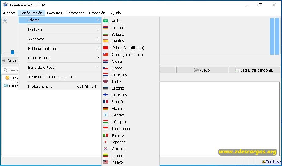 TapinRadio Pro Full Español