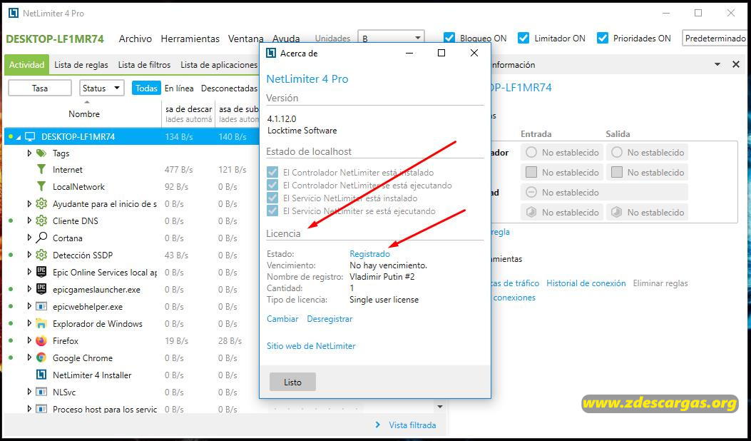 NetLimiter Pro Full Español NetLimiter Pro Full Español