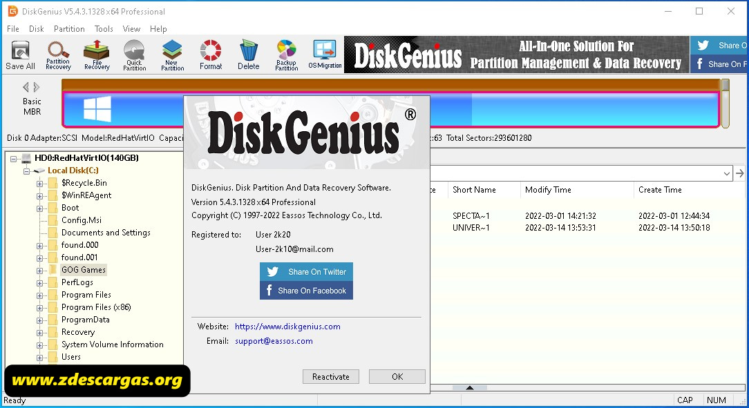 DiskGenius Professional