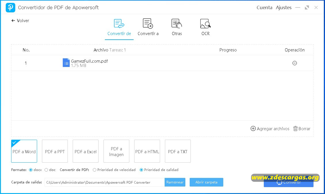 Apowersoft PDF Converter Full Español Apowersoft PDF Converter Full Español