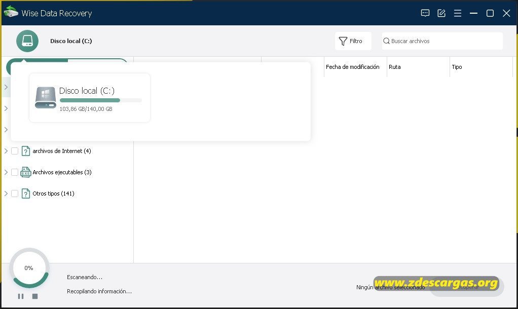 Wise Data Recovery Pro Full Español