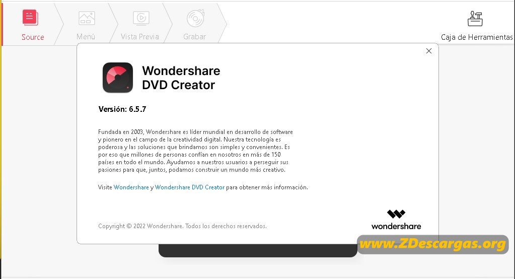 Wondershare DVD Creator 2026 Full Español