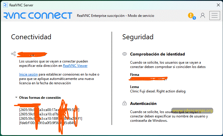 RealVNC VNC Server Enterprise Full Español RealVNC VNC Server Enterprise Full Español